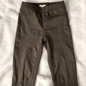 Army green jeans